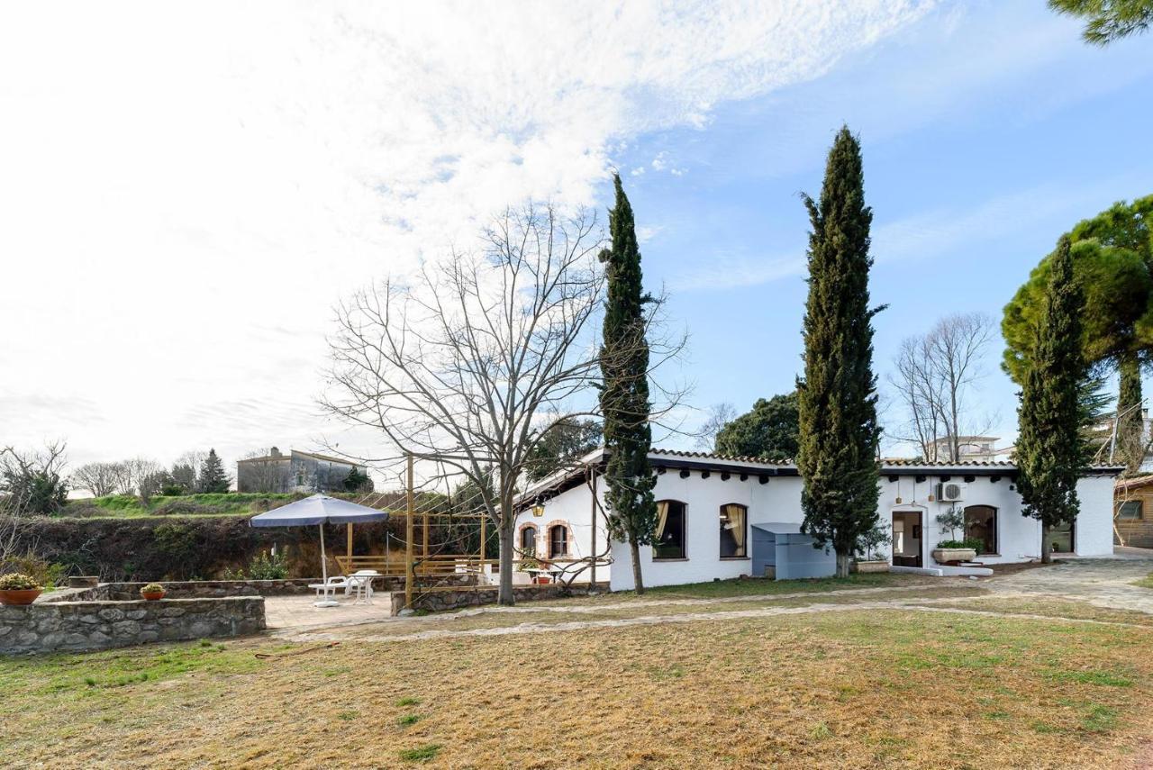 Masia Can Manent Del Bosc S XVIII Santa Eulalia de Ronsaná Eksteriør billede