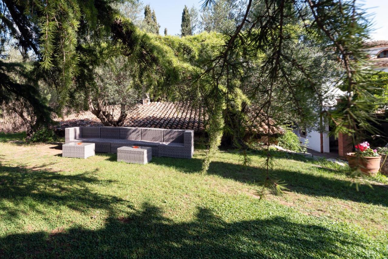 Masia Can Manent Del Bosc S XVIII Santa Eulalia de Ronsaná Eksteriør billede